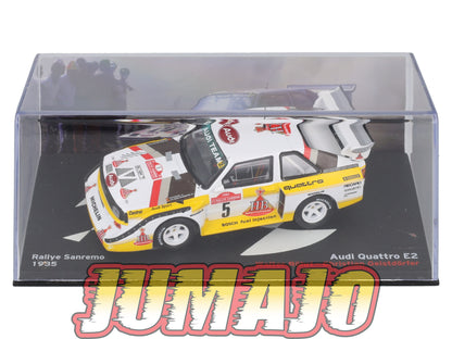 RP24 1/43 IXO Altaya Passion Rallye Audi Quattro E2 Sanremo W.Rohrl #5 1985