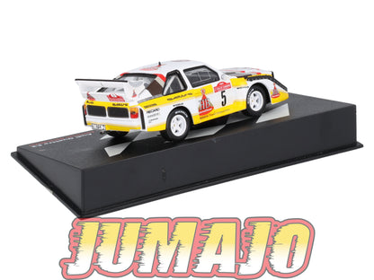 RP24 1/43 IXO Altaya Passion Rallye Audi Quattro E2 Sanremo W.Rohrl #5 1985