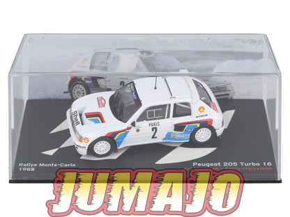 RP28 1/43 IXO Altaya Passion Rallye PEUGEOT 205 Turbo 16 A.Vatanen 1985 #2