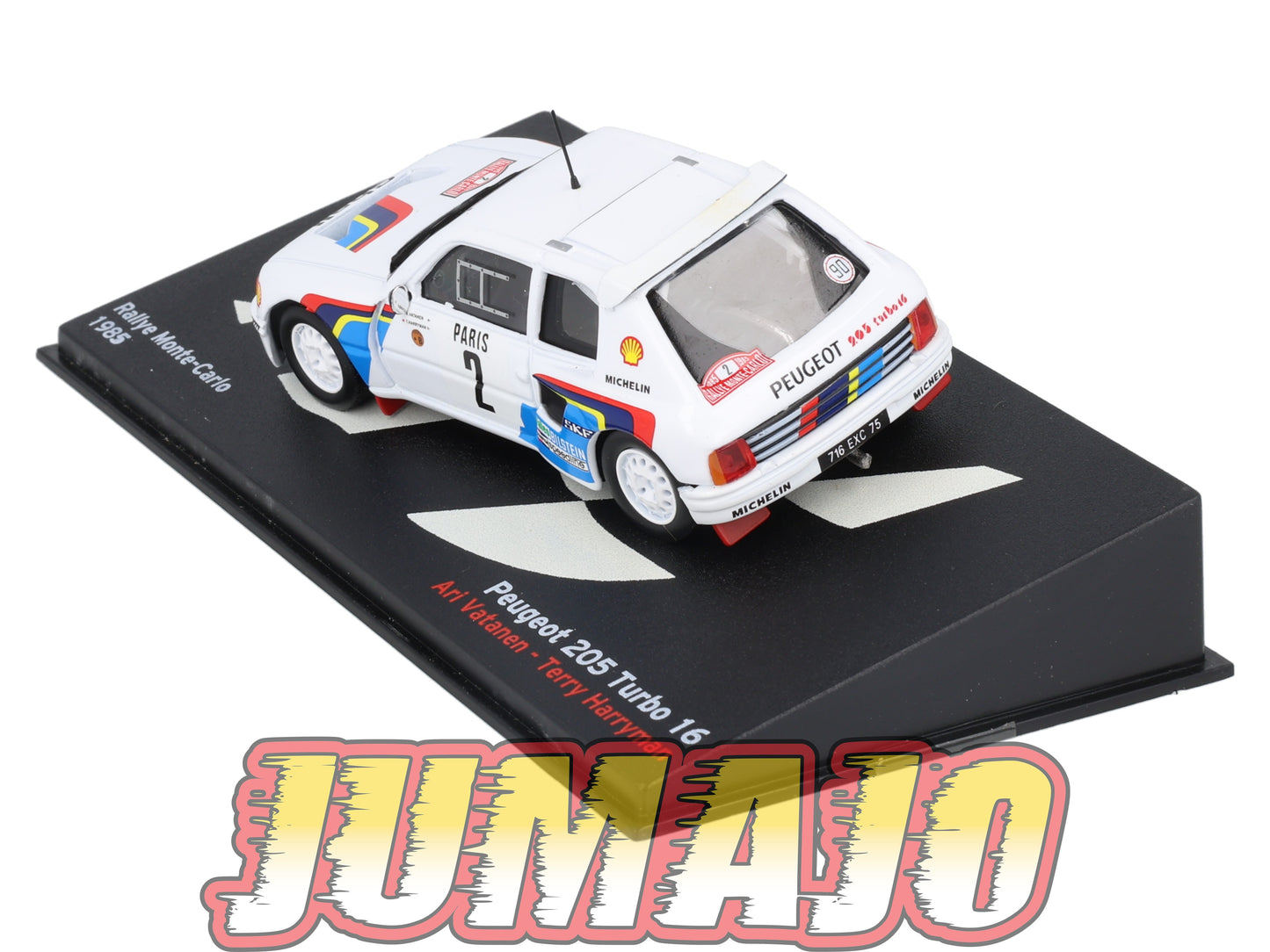 RP28 1/43 IXO Altaya Passion Rallye PEUGEOT 205 Turbo 16 A.Vatanen 1985 #2