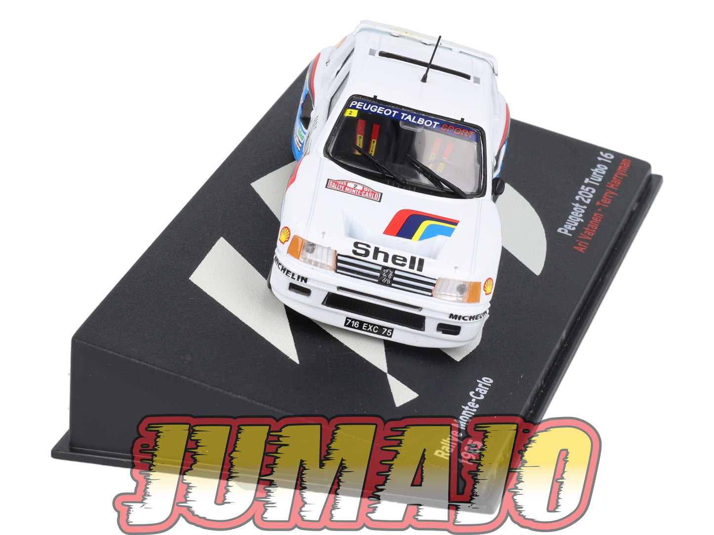 RP28 1/43 IXO Altaya Passion Rallye PEUGEOT 205 Turbo 16 A.Vatanen 1985 #2