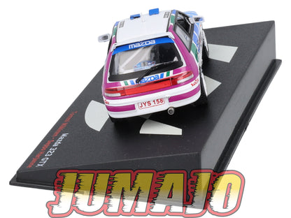 RP29 1/43 IXO Altaya Passion Rallye Mazda 323 GTX Lombard RAC T.Makinen #9 1991