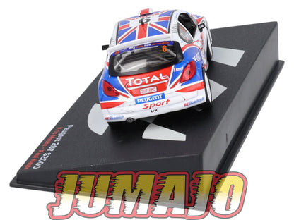 RP2 1/43 IXO Altaya Passion Rallye Peugeot 207 S2000 Belgique K.Meeke #6 2009