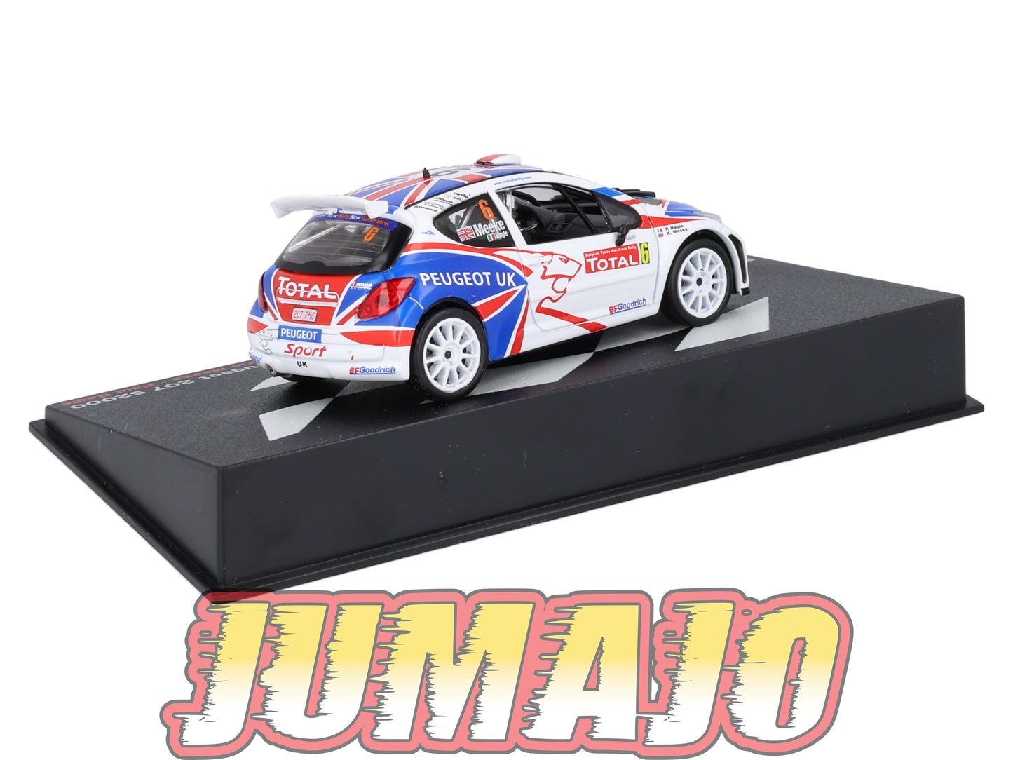 RP2 1/43 IXO Altaya Passion Rallye Peugeot 207 S2000 Belgique K.Meeke #6 2009