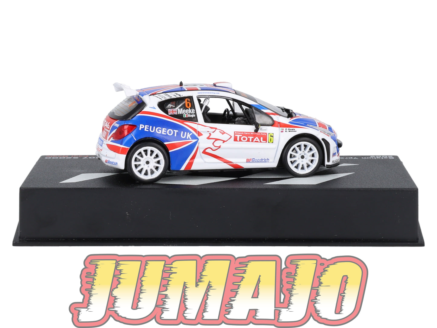 RP2 1/43 IXO Altaya Passion Rallye Peugeot 207 S2000 Belgique K.Meeke #6 2009