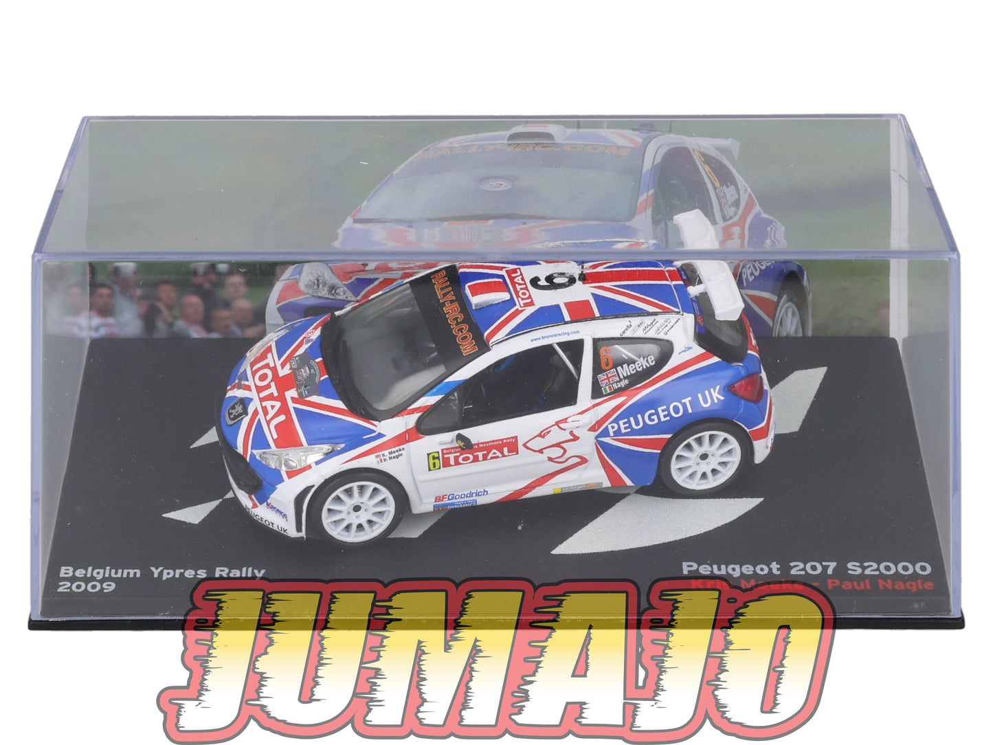 RP2 1/43 IXO Altaya Passion Rallye Peugeot 207 S2000 Belgique K.Meeke #6 2009