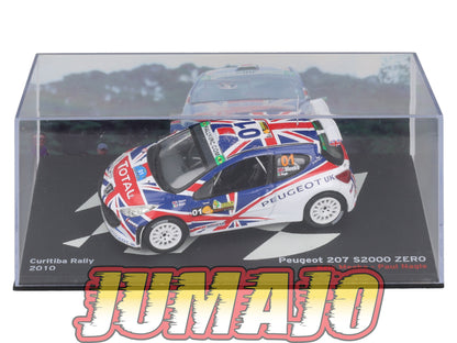 RP30 1/43 IXO Altaya Passion Rallye Peugeot 207 S2000 Zero Curitiba K.Meeke #1 2010