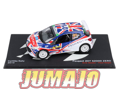 RP30 1/43 IXO Altaya Passion Rallye Peugeot 207 S2000 Zero Curitiba K.Meeke #1 2010