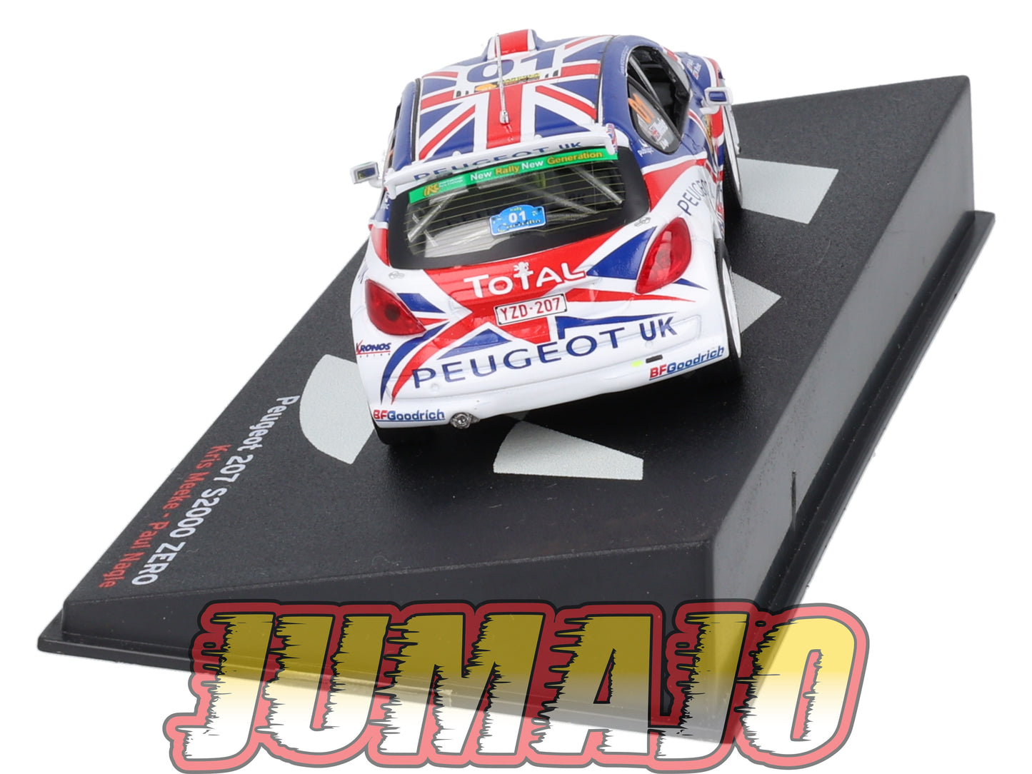 RP30 1/43 IXO Altaya Passion Rallye Peugeot 207 S2000 Zero Curitiba K.Meeke #1 2010