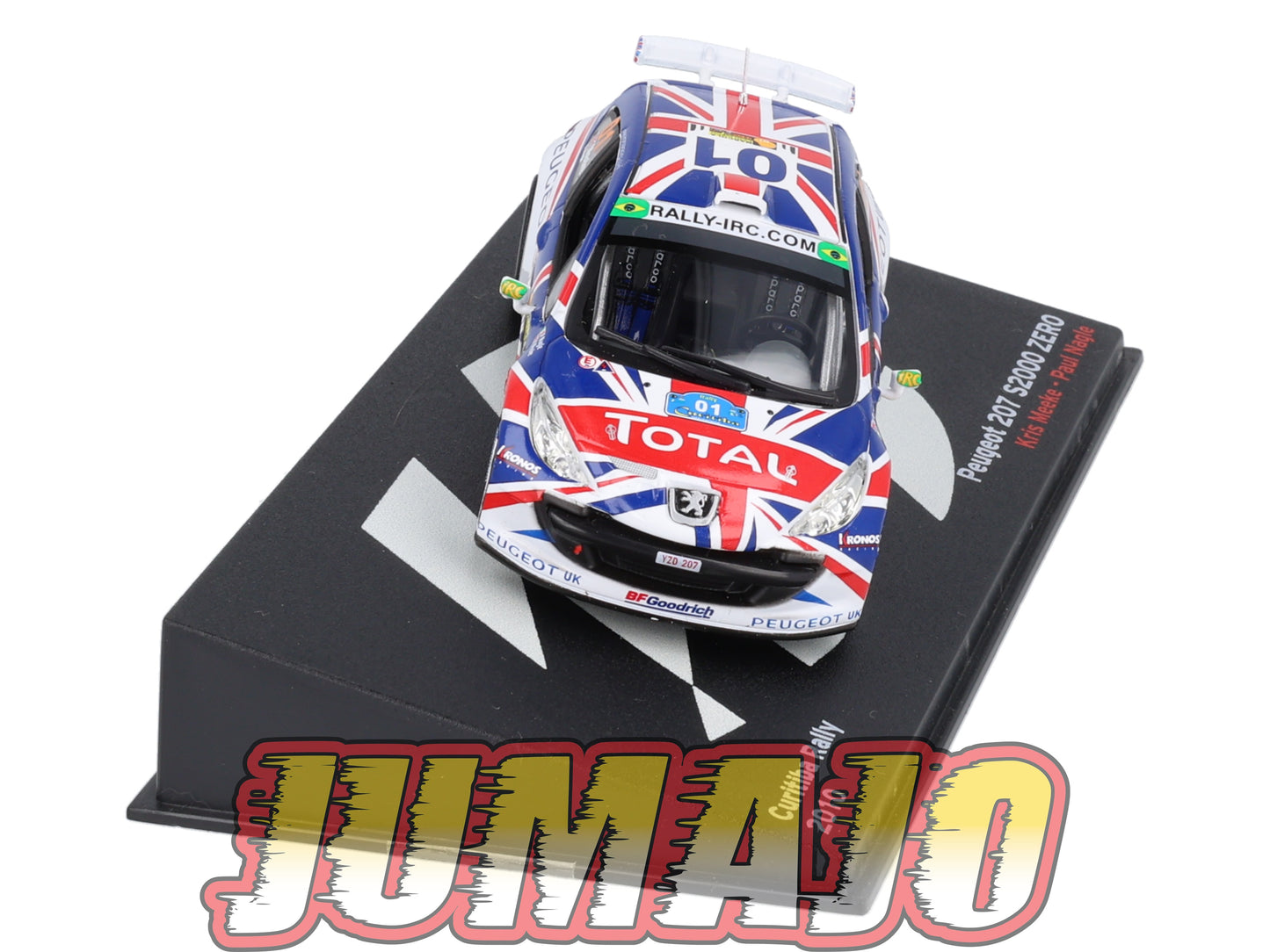 RP30 1/43 IXO Altaya Passion Rallye Peugeot 207 S2000 Zero Curitiba K.Meeke #1 2010