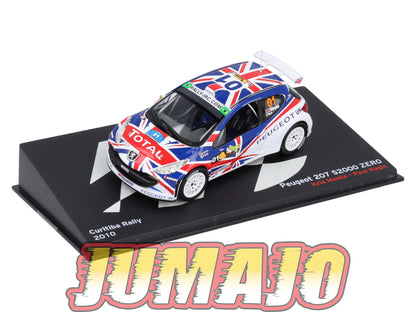 RP30 1/43 IXO Altaya Passion Rallye Peugeot 207 S2000 Zero Curitiba K.Meeke #1 2010