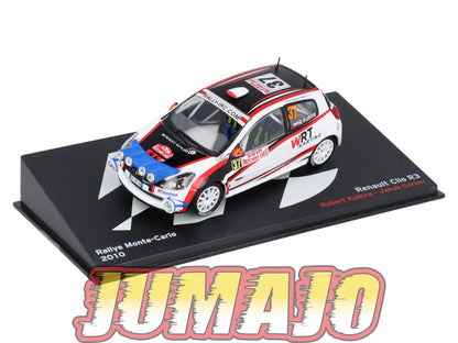 RP32 1/43 IXO Altaya Passion Rallye RENAULT Clio R3 R.Kubica 2010 #37