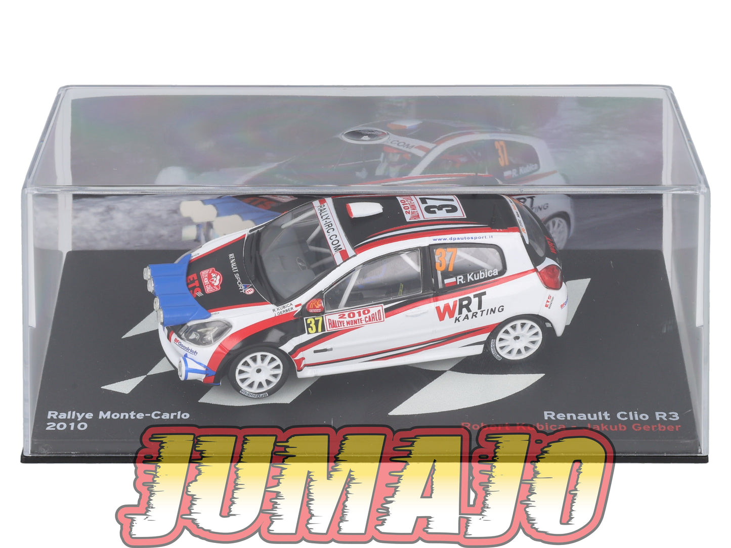 RP32 1/43 IXO Altaya Passion Rallye RENAULT Clio R3 R.Kubica 2010 #37