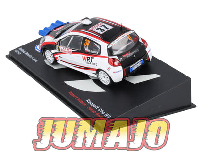 RP32 1/43 IXO Altaya Passion Rallye RENAULT Clio R3 R.Kubica 2010 #37