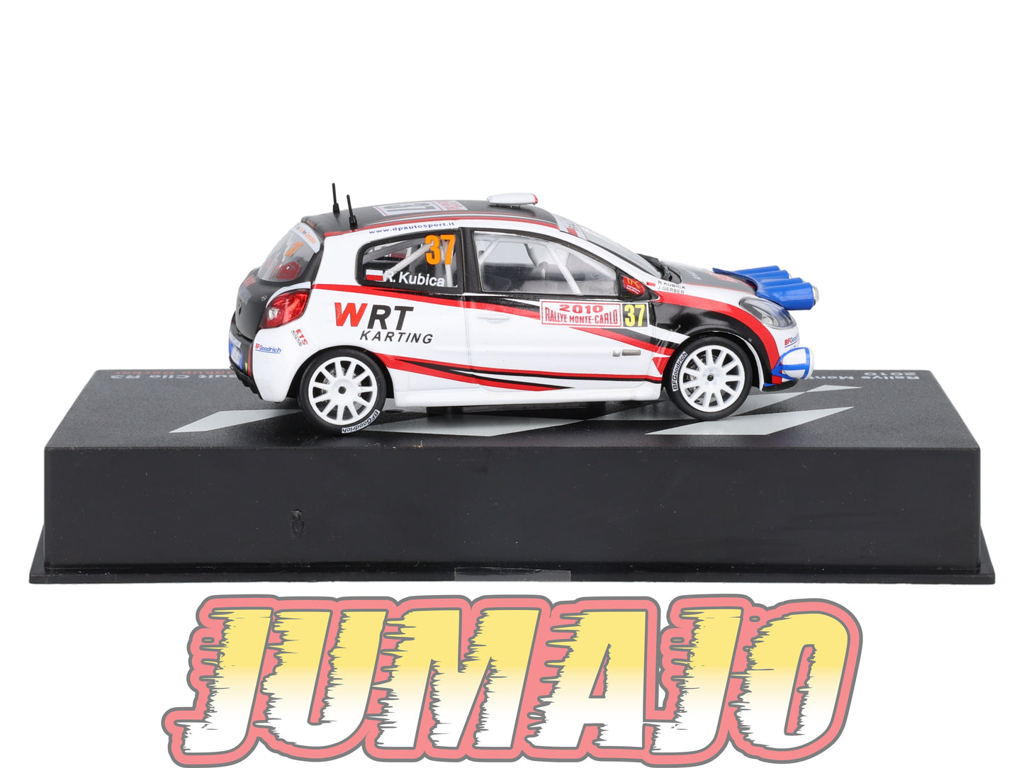 RP32 1/43 IXO Altaya Passion Rallye RENAULT Clio R3 R.Kubica 2010 #37