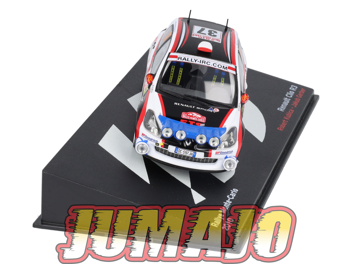 RP32 1/43 IXO Altaya Passion Rallye RENAULT Clio R3 R.Kubica 2010 #37