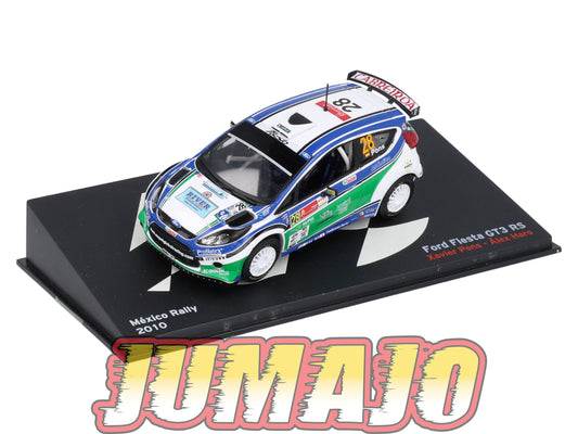 RP35 1/43 IXO Altaya Passion Rallye Ford Fiesta GT3 RS Mexique X.Pons #28 2010