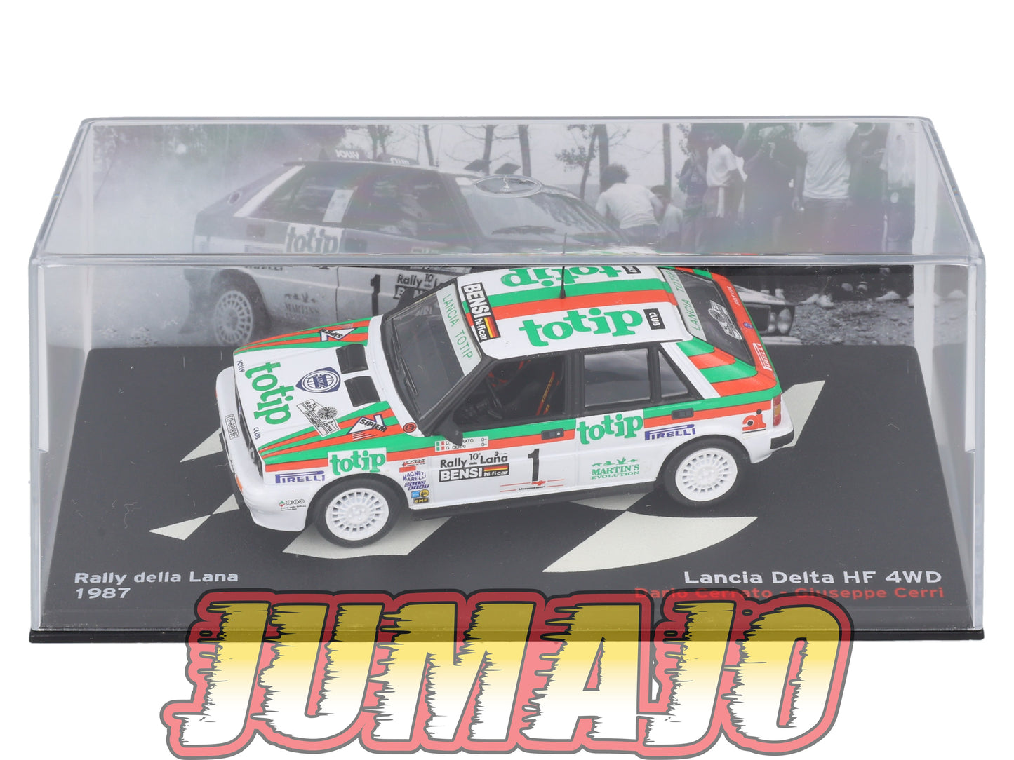 RP36 1/43 IXO Altaya Passion Rallye LANCIA Delta HF 4WD D.Cerrato 1987 #1