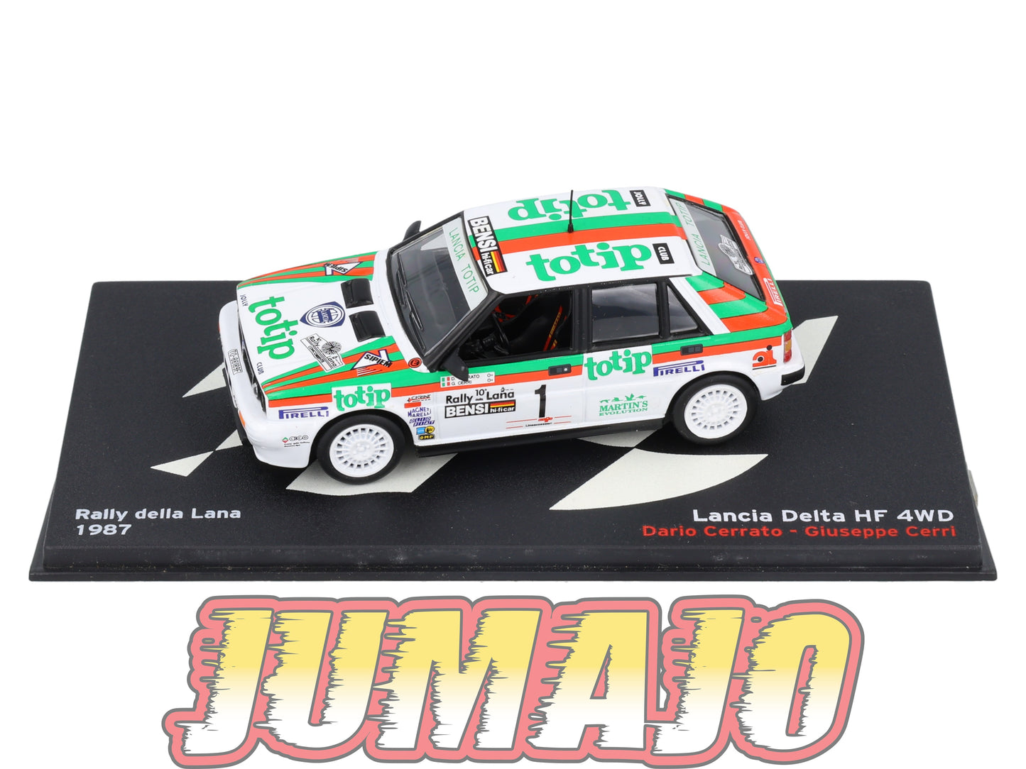 RP36 1/43 IXO Altaya Passion Rallye LANCIA Delta HF 4WD D.Cerrato 1987 #1