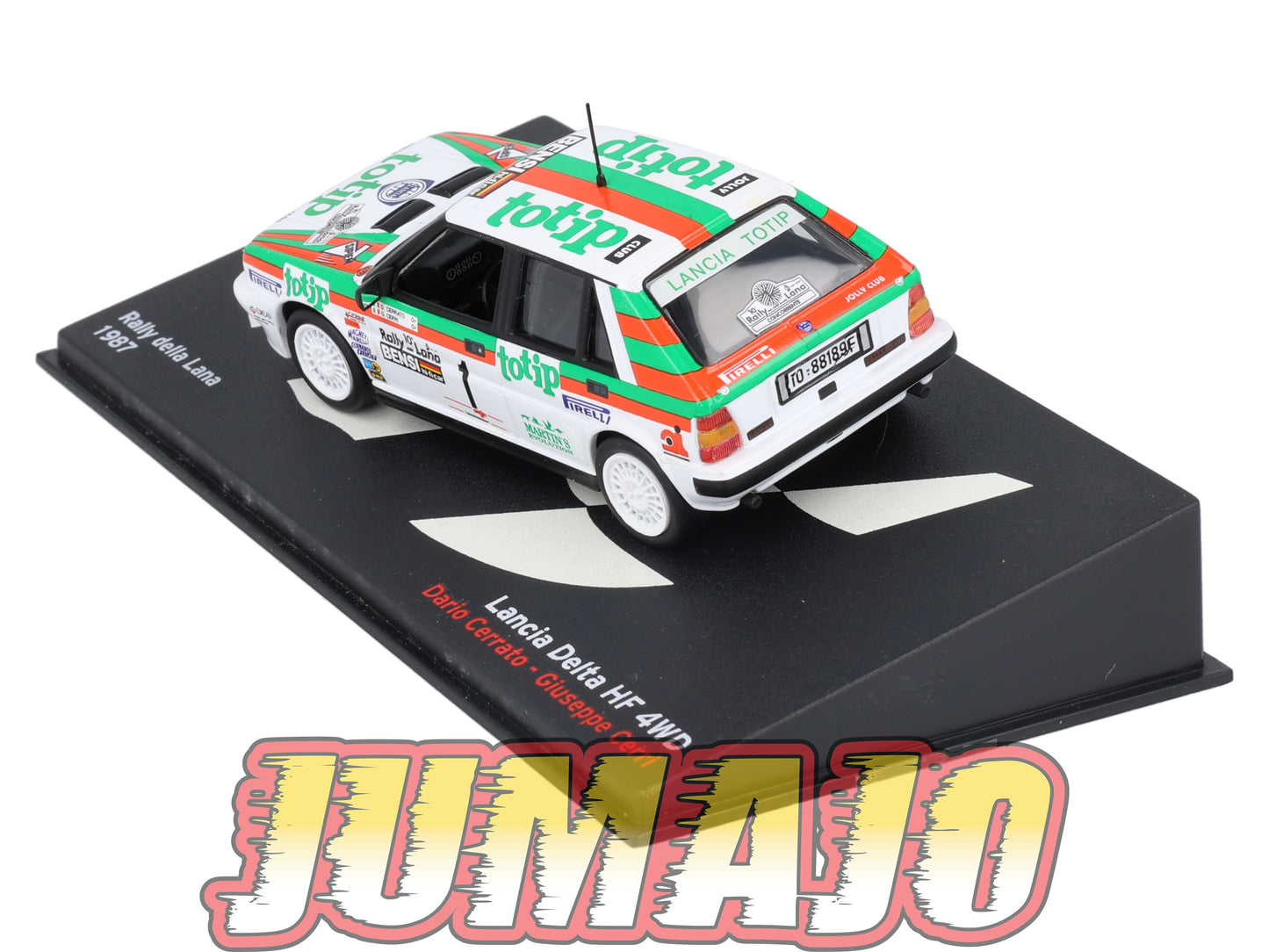 RP36 1/43 IXO Altaya Passion Rallye LANCIA Delta HF 4WD D.Cerrato 1987 #1