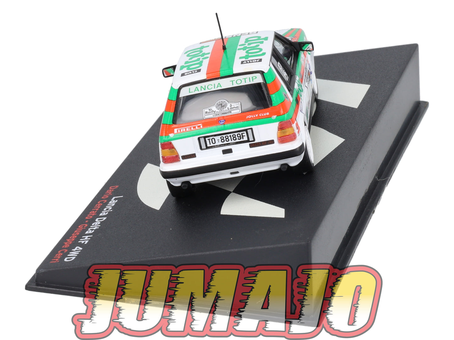 RP36 1/43 IXO Altaya Passion Rallye LANCIA Delta HF 4WD D.Cerrato 1987 #1