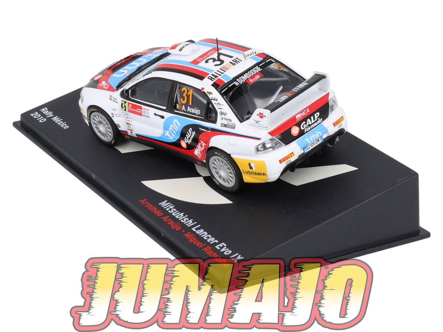 RP38 1/43 IXO Altaya Passion Rallye Mitsubishi Lancer Evo IX Mexique A.Araujo #31 2010