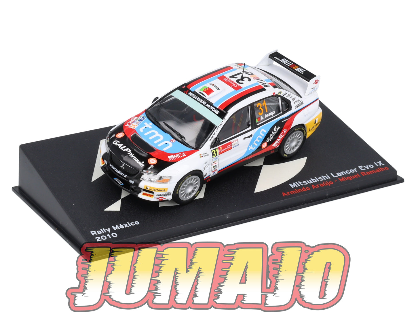 RP38 1/43 IXO Altaya Passion Rallye Mitsubishi Lancer Evo IX Mexique A.Araujo #31 2010