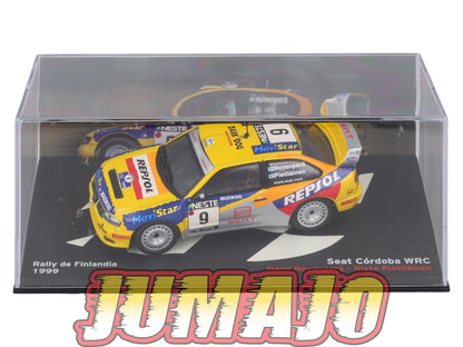 RP39 1/43 IXO Altaya Passion Rallye Seat Cordoba WRC Finlande H.Rovanpera #9 1999