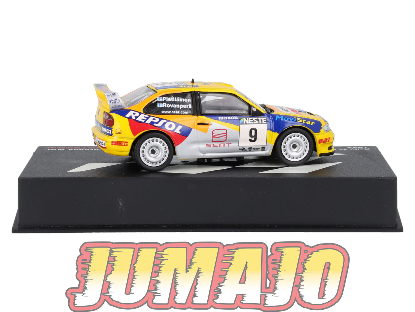 RP39 1/43 IXO Altaya Passion Rallye Seat Cordoba WRC Finlande H.Rovanpera #9 1999