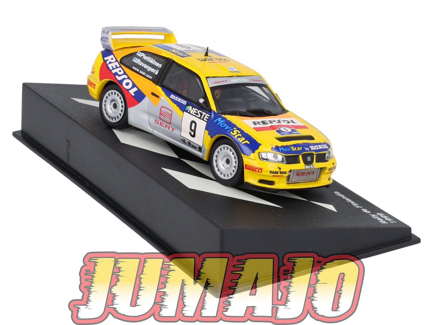 RP39 1/43 IXO Altaya Passion Rallye Seat Cordoba WRC Finlande H.Rovanpera #9 1999