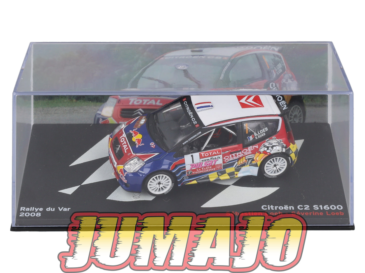 RP3 1/43 IXO Altaya Passion Rallye Citroen C2 S1600 rallye du Var S.Loeb #1 2008