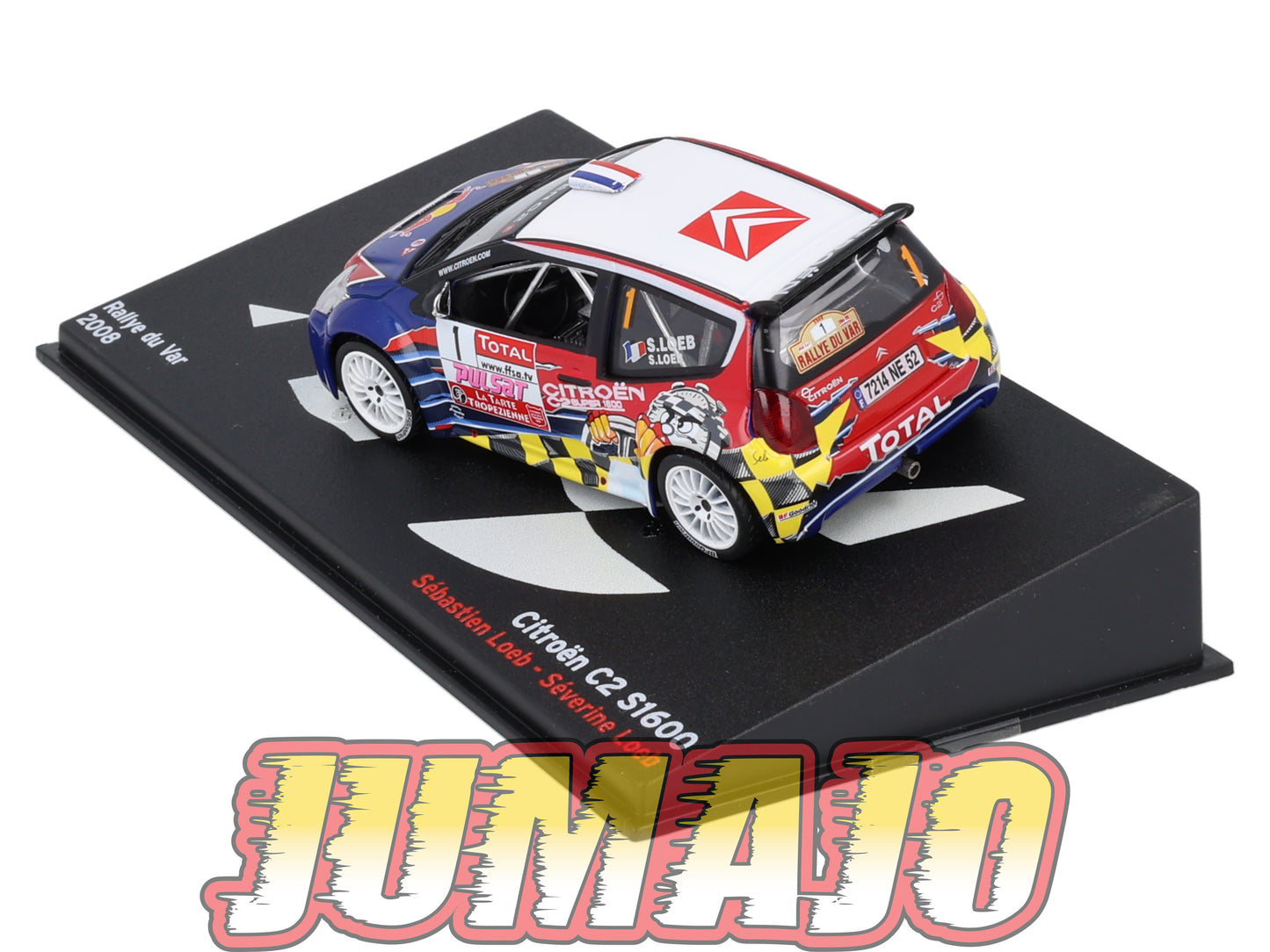 RP3 1/43 IXO Altaya Passion Rallye Citroen C2 S1600 rallye du Var S.Loeb #1 2008