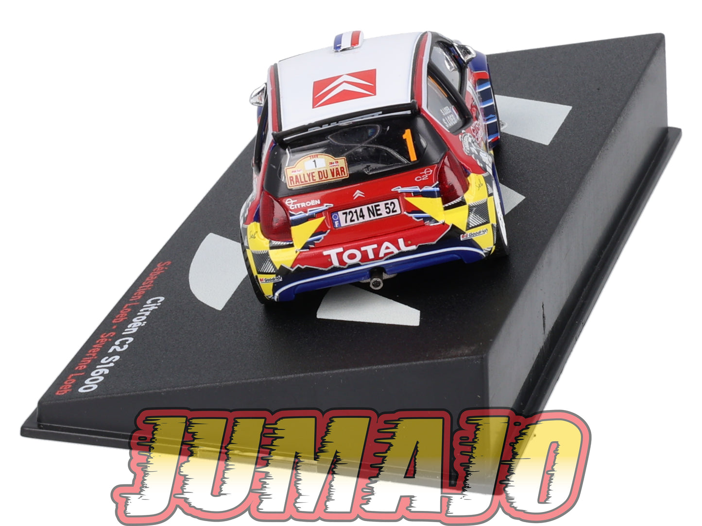 RP3 1/43 IXO Altaya Passion Rallye Citroen C2 S1600 rallye du Var S.Loeb #1 2008