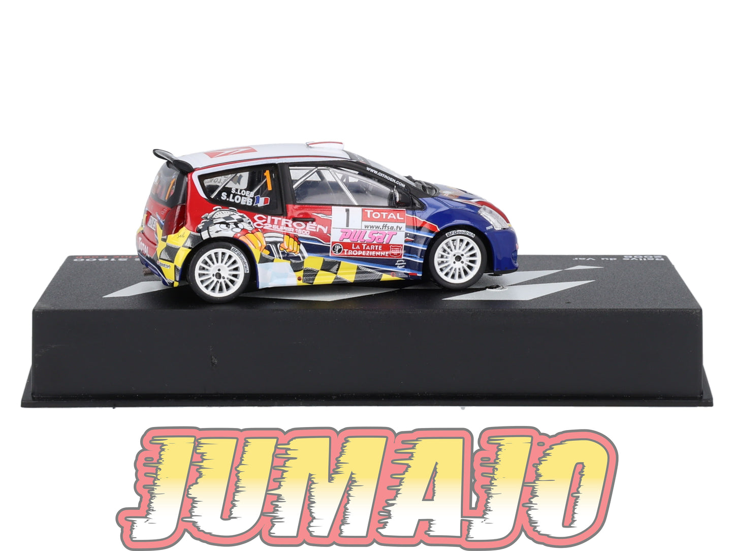 RP3 1/43 IXO Altaya Passion Rallye Citroen C2 S1600 rallye du Var S.Loeb #1 2008