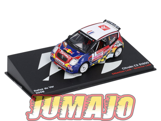 RP3 1/43 IXO Altaya Passion Rallye Citroen C2 S1600 rallye du Var S.Loeb #1 2008