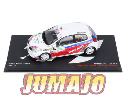 RP401 1/43 IXO Altaya Passion Rallye RENAULT Clio R3 A.Lopes 2010 #1