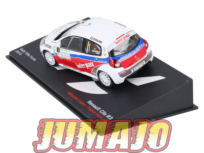 RP401 1/43 IXO Altaya Passion Rallye RENAULT Clio R3 A.Lopes 2010 #1