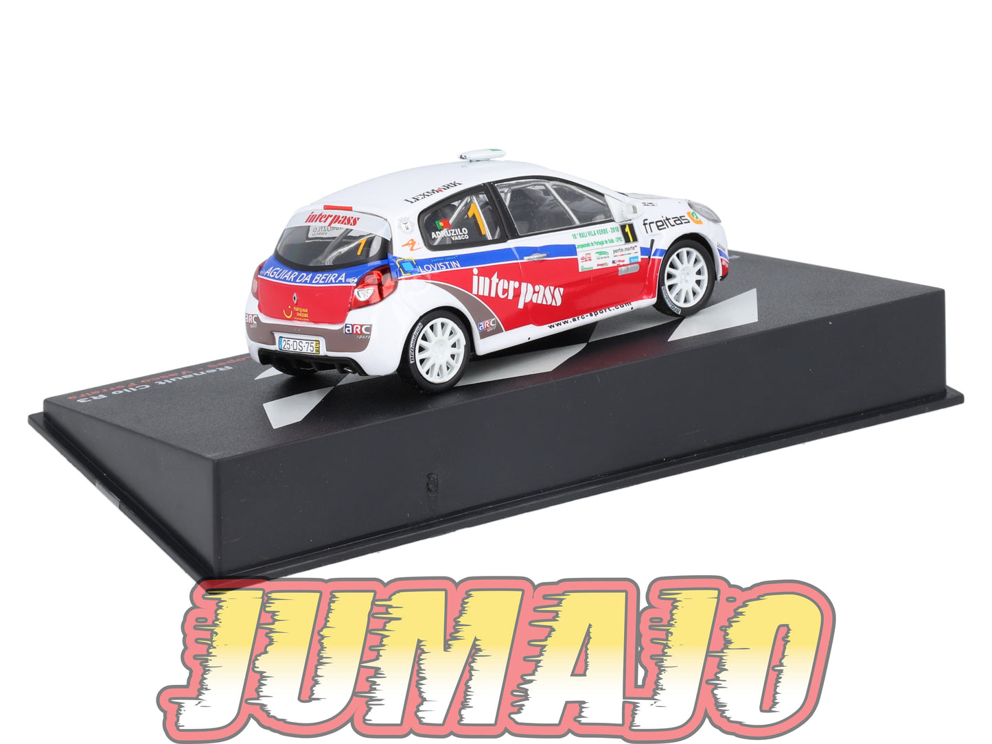 RP401 1/43 IXO Altaya Passion Rallye RENAULT Clio R3 A.Lopes 2010 #1