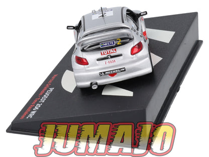 RP40 1/43 IXO Altaya Passion Rallye Peugeot 206 WRC Finlande M.Gronholm #2 2002