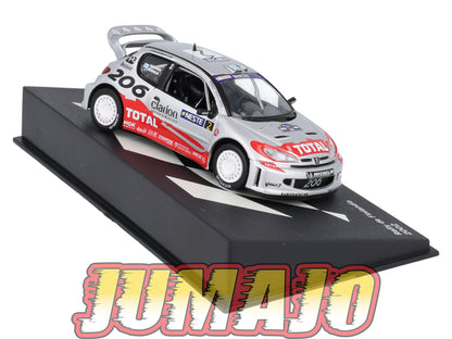 RP40 1/43 IXO Altaya Passion Rallye Peugeot 206 WRC Finlande M.Gronholm #2 2002