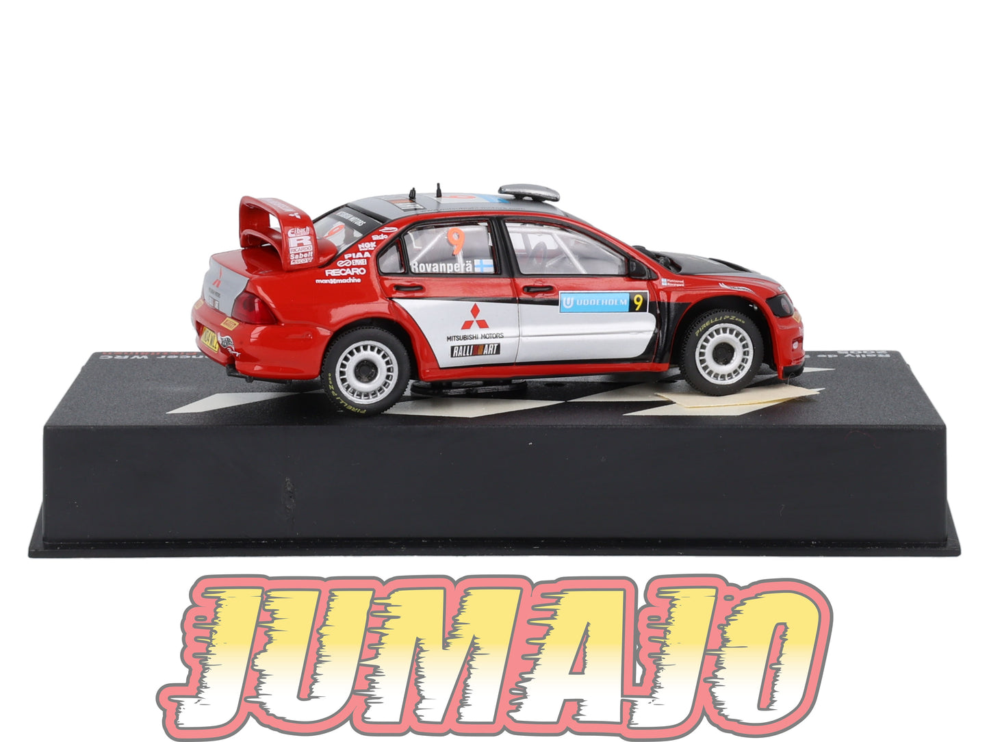 RP42 1/43 IXO Altaya Passion Rallye Mitsubishi Lancer Suède H.Rovanpera #9 2005