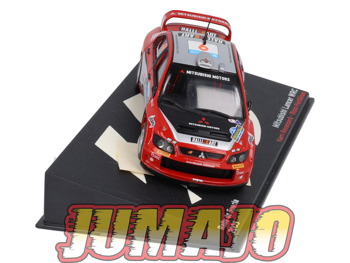 RP42 1/43 IXO Altaya Passion Rallye Mitsubishi Lancer Suède H.Rovanpera #9 2005