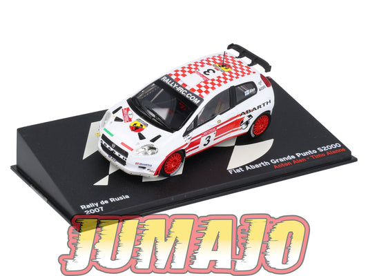 RP42c 1/43 IXO Altaya Passion Rallye Fiat abarth grande punto S2000 Rusia A.Alen #3 2007