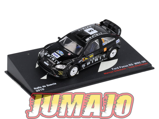 RP44 1/43 IXO Altaya Passion Rallye Ford Focus RS WRC 08 Suecia M.Gronholm #5 2010