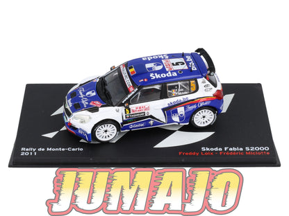 RP46 1/43 IXO Altaya Passion Rallye SKODA Fabia S2000 2011 #5 F.Loix