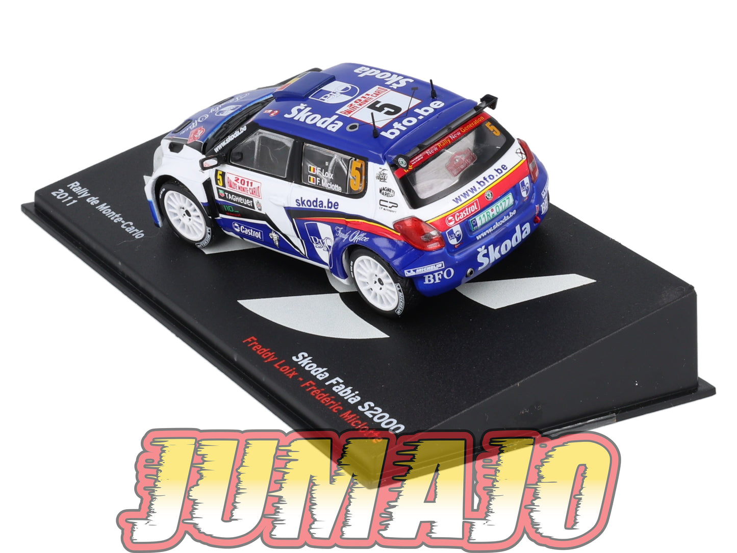 RP46 1/43 IXO Altaya Passion Rallye SKODA Fabia S2000 2011 #5 F.Loix