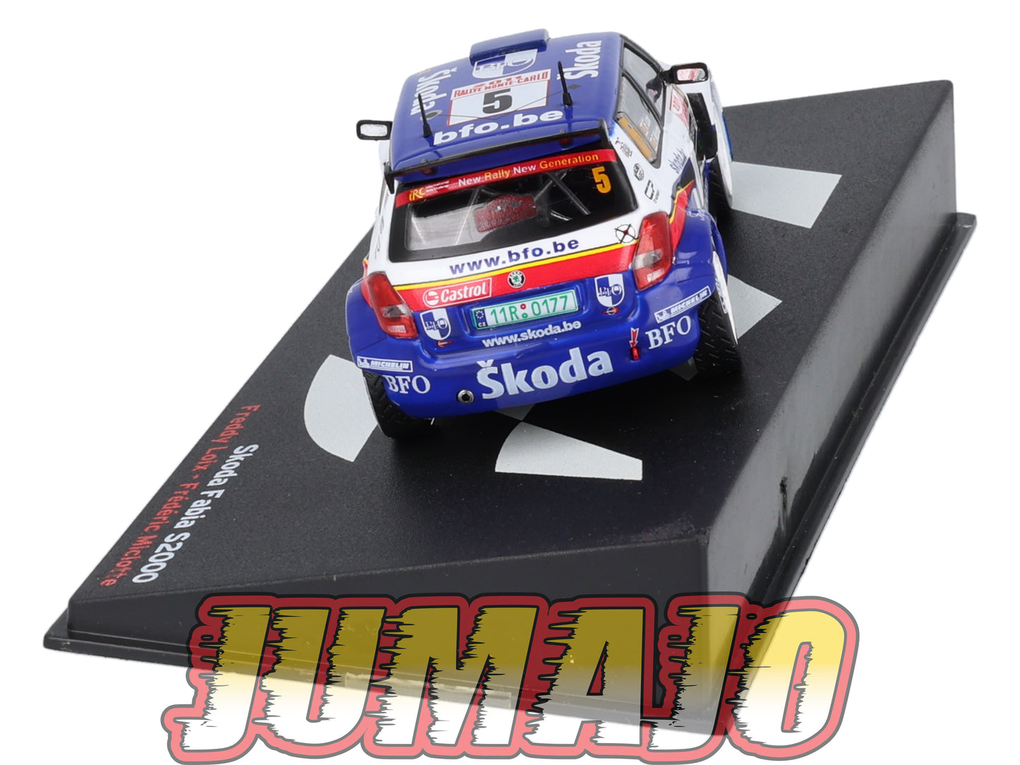 RP46 1/43 IXO Altaya Passion Rallye SKODA Fabia S2000 2011 #5 F.Loix