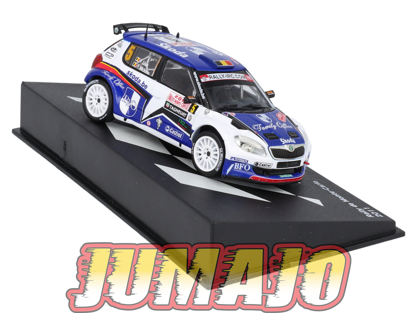 RP46 1/43 IXO Altaya Passion Rallye SKODA Fabia S2000 2011 #5 F.Loix