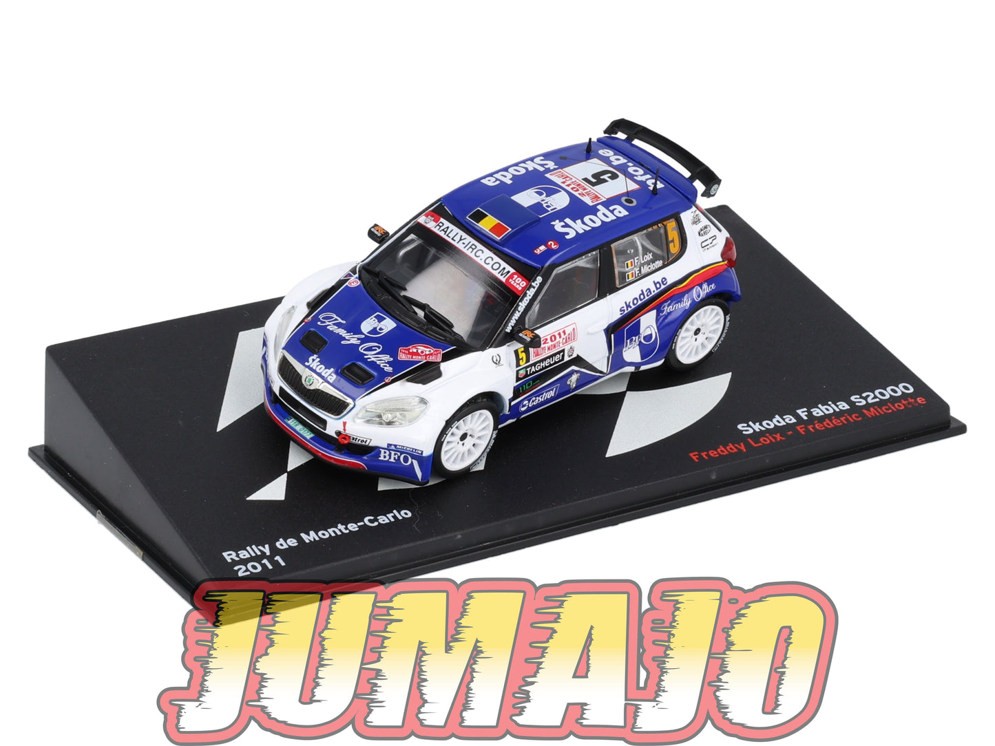 RP46 1/43 IXO Altaya Passion Rallye SKODA Fabia S2000 2011 #5 F.Loix