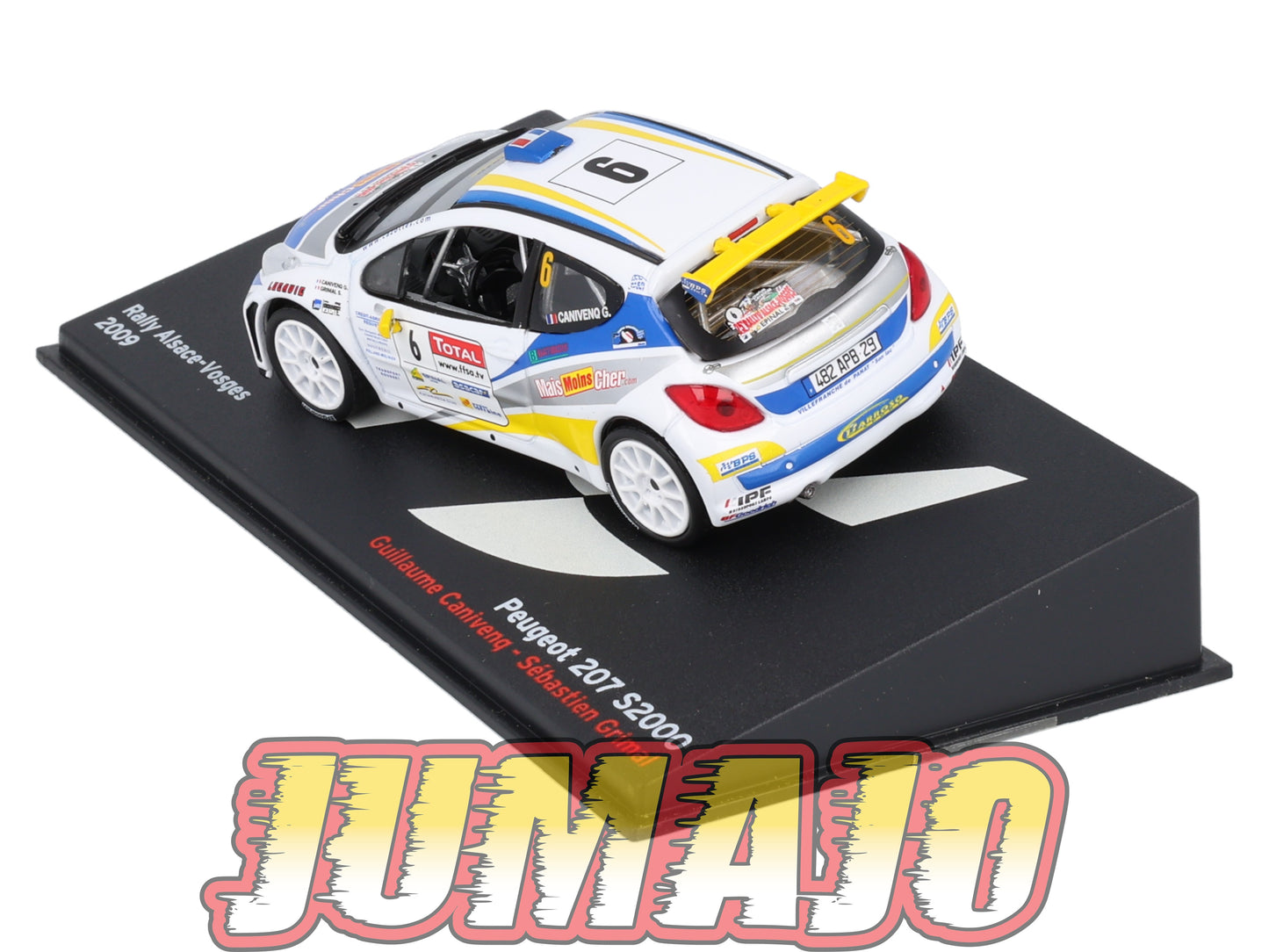 RP47 1/43 IXO Altaya Passion Rallye Peugeot 207 S2000 Alsace-Vosges G.Canivenq #6 2009